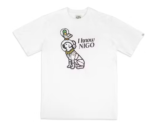 日本製格安human made I KNOW NIGO Tee WH XL Tシャツ/カットソー(半袖/袖なし)
